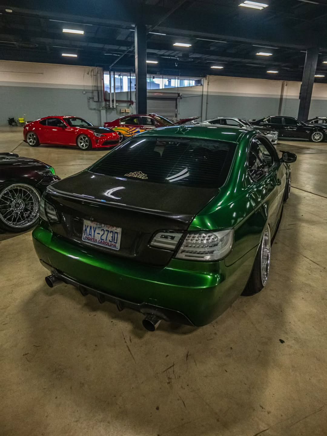 Original Champion Instagram gallery photo of green performance car